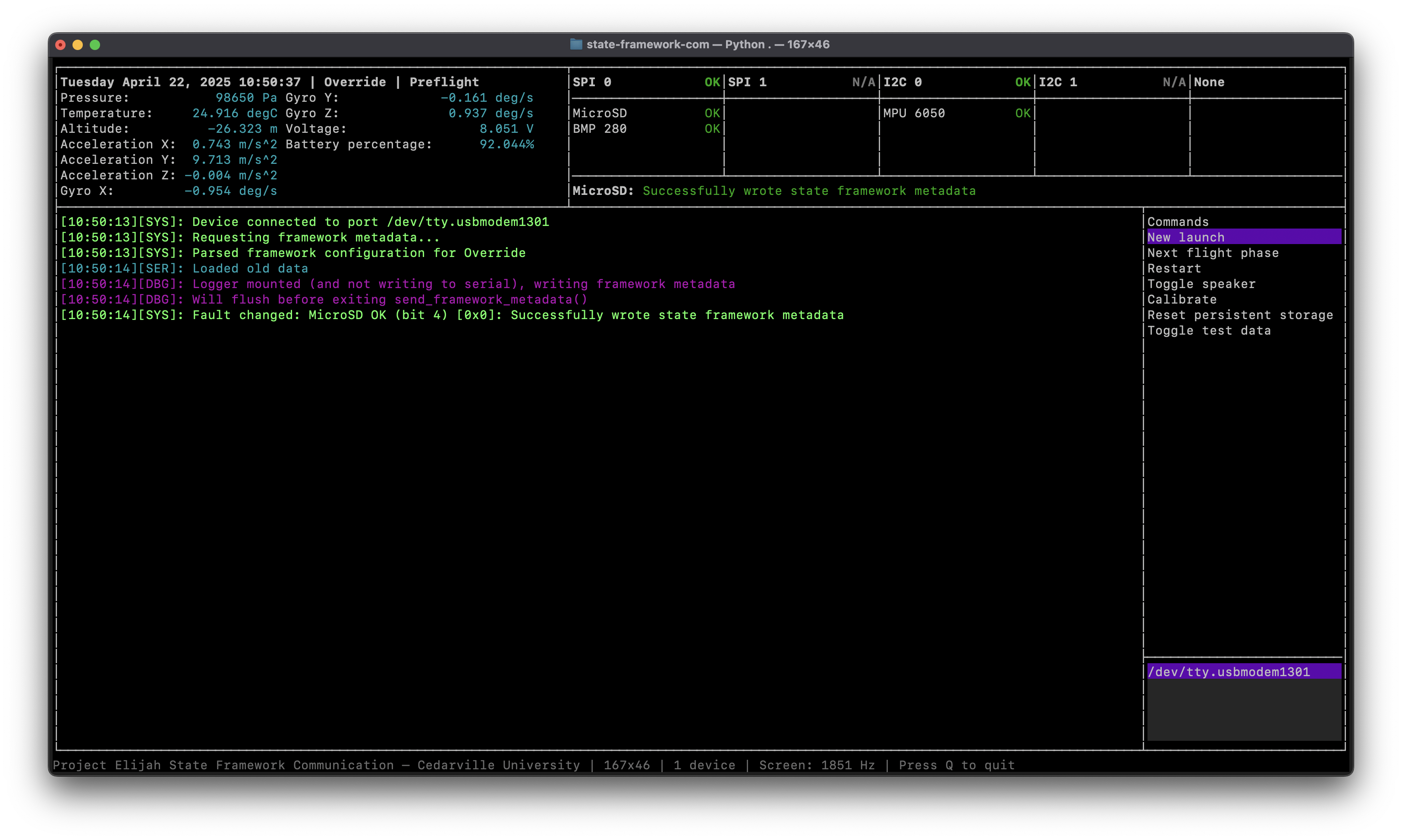 Calibration computer interface