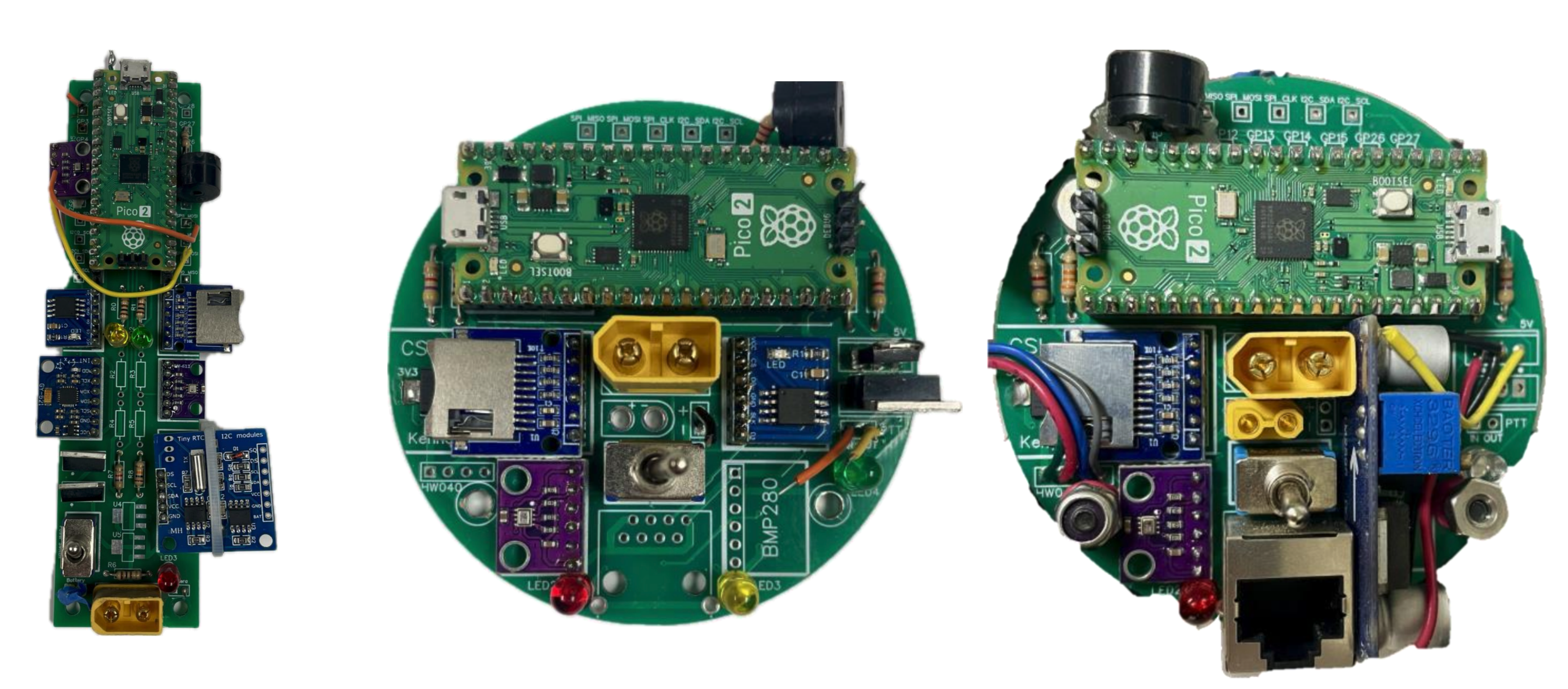 Primary, override, and airbrake PCBs